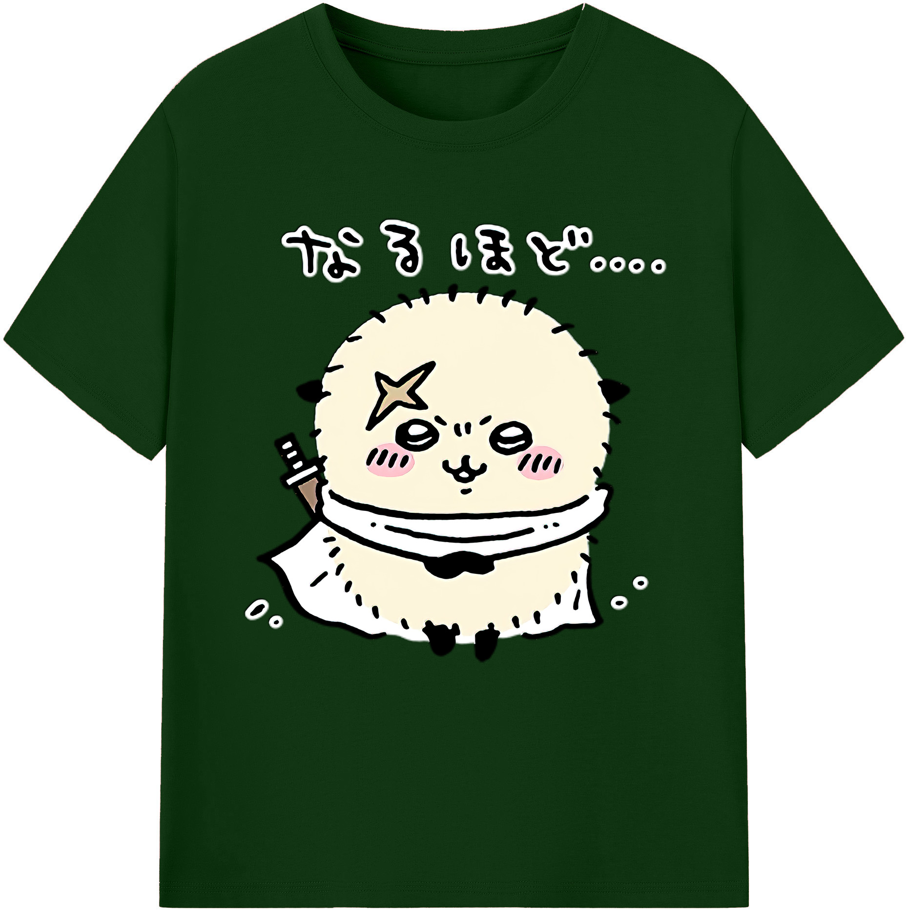 （画像用） ちいかわ ラッコ Chii-kawa Sea otter 綿100％半袖Tシャツ（フロントプリント）